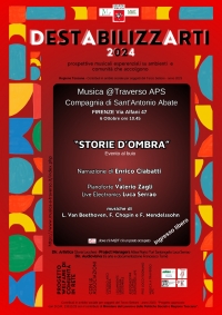 DestabilizzArti 2024: 6 ottobre, Firenze - Storie d'ombra - Concerto al buio